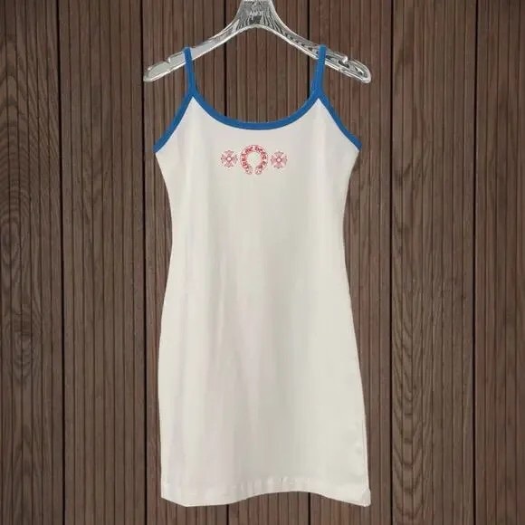 Chrome Hearts White Dress with Blue Trim - Picture 1 of 3